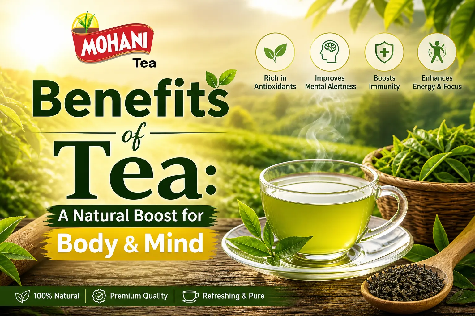 Benefits of Tea: Natural Boost for Body & Mind | Mohani Tea